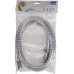 VIKING Wąż prysznicowy, biało-chromowy 150 cm PVC 630227