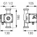 FERRO Pompa obiegowa 25-60, 180mm W0202