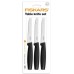 Fiskars Functional Form Zestaw noży ząbkowanych 3 szt, czarny 1014279
