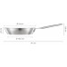 Fiskars All Steel Pure Patelnia, 24cm 1065627