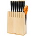 FISKARS Zestaw 7 noży Functional Form w bloku drewnianym 1014225