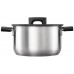 Fiskars Hard Face Pot z pokrywką 3,5L / 20cm, stal nierdzewna 1025231