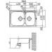 FRANKE GALILEO GOX 620, zlewozmywak stalowy 101.0178.683