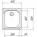 Franke SET N61 (zlew ze stali nierdzewnej AMX 610 + bateria FC 9541.031) 101,0441,955