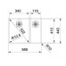 Franke Centinox CMX 160-34-17, 565×440 mm, zlewozmyvak, Stal szlachetna 122.0301.434