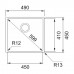 OUTLET! Franke Box BXX 110-45, 490x450mm, zlewozmywak, Stal szlachetna 127.0453.655,