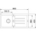 FRANKE Strata STG 614, 860x435 mm, Zlewozmywak fragranit, onyx z korkiem aut. 114.0302.382