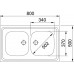 Franke Sara SXN 720 T ECO, 800x500 mm, zlewozmywak, Stal szlachetna len 103.0205.575