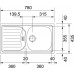 Franke SET N34 zlewozmywak ETN 614 N 3 1/2" ETHOS + bateria FB 250, 101.0283.219