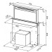 FRANKE Downdraft - FDW 908 IB XS Okap wyspowy 110.0260.620