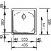 Franke SET N4 Zlewozmywak stalowy ETN 610 + bateria FC 9547.031, 101.0200.289