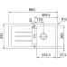 FRANKE STRATA STG 614, zlewozmywak srebrny 114.0266.022