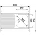 Franke Daria DSN 711 T ECO, 800x600 mm, zlewozmywak, Stal szlachetna 103.0205.562