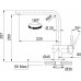 Franke FC 5489.501 ATLAS NEO SENSOR Bateria zlewozmywakowa, kuchenna, czarna 115.0625.525