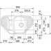 FRANKE EUROFORM EFG 682 E, zlewozmywak kamienny szary 114.0285.869