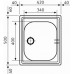 FRANKE ARGO AGX 610, zlewozmywak stalowy 101.0286.035