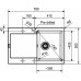 Franke Maris MRG 611-78 XL, 780x500 mm, fragranit zlewozmywak, Biały polarny 114.0367.702