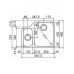 FRANKE Ariane ARX 160/2, 598x485 mm, Zlewozmywak ze stali nierdzewnej lewy 122.0120.032