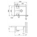 FRANKE BASIS BFG 611-62, zlewozmywak srebrny 114.0285.116