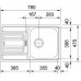 PRZECENA!!! Franke Euroform EFN 614-78, 780x475 mm, zlew, Stal szlachetna len 101.0058.089