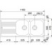 Franke Euroform EFN 621, 1160x475 mm, zlewozmywak, Stal szlachetna 101.0060.610