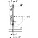 Geberit Duofix Element montażowy do wiszących misek WC, 112 cm, do poręczy 111.350.00.5
