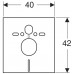 Geberit Zestaw do izolacji akustycznej do wiszącej miski WC 156.050.00.1