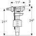 Zawór napełniający typ 380 Geberit- naj-sklep.pl