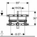 Geberit Kombifix Element montażowy do bidetu, uniwersalny 457.530.00.1