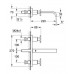 GROHE Allure 3-otworowa bateria umywalkowa, DN 15 M-Size 20192000