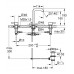 GROHE Essence New Trzyotworowa bateria umywalkowa Rozmiar M 20296001