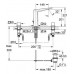GROHE Allure Brilliant Trzyotworowa bateria umywalkowa 1/2" Rozmiar M 20344000