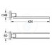 GROHE Allure wieszak na ręcznik dwuramienny 40342000