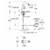GROHE jednouchwytowa bateria bidetowa, DN 15, chrom 32108001