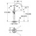 GROHE jednouchwytowa bateria wannowa 32653002