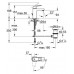 GROHE Eurocube Bateria umywalkowa, DN 15 S-Size 2339000E