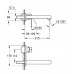 GROHE Quadra 2-otworowa bateria umywalkowa M-Size 23442000