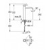 GROHE Allure Sztorcowa bateria umywalkowa, DN 15 XL-Size 23403000