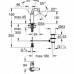 GROHE jednouchwytowa bateria bidetowa, DN 15 M-Size 32134001