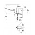 GROHE Eurosmart Cosmopolitan Bateria umywalkowa, DN 15 M-Size 23326000