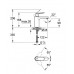 GROHE Bateria umywalkowa, DN 15 M-Size Eurosmart Cosmopolitan 23327000