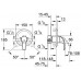 GROHE Eurosmart Jednouchwytowa bateria prysznicowa 33556001 