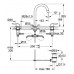 GROHE Concetto 3-otworowa bateria umywalkowa, DN 15 20216 001