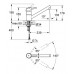 GROHE Concetto jednouchwytowa bateria zlewozmywakowa, DN 15 Supersteel 32659DC1