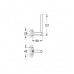 GROHE Essentials Cube uchwyt do papieru zapasowego 40623000