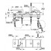 GROHE Eurocube 4-otworowa bateria wannowa 19897000