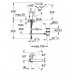 GROHE Eurocube Bateria umywalkowa 23135000