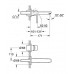 GROHE Eurodisc Cosmopolitan, 2-otworowa bateria umywalkowa, chrom, 19573002