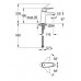 GROHE Eurodisc Cosmopolitan, jednouchwytowa bateria umywalkowa, DN 15, chrom 3246920E