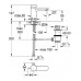 GROHE Eurosmart Cosmopolitan T Samozamykająca bateria umywalkowa 36318000